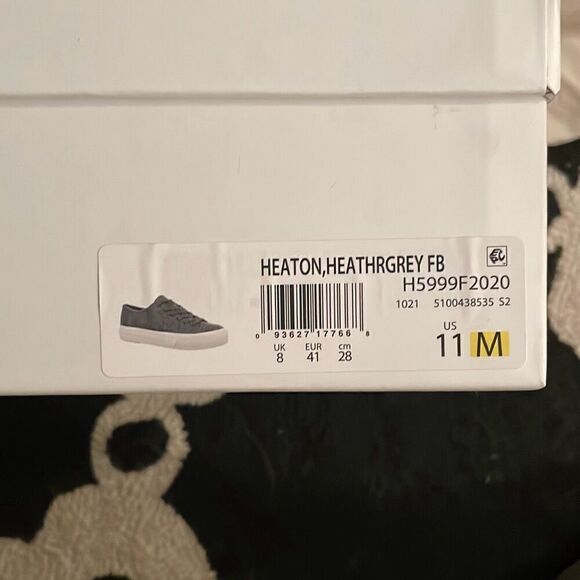 VINCE Sneaker Women’s Size 11 Lace Up Heaton Tweed Chunky Platform Heather Gray - Picture 10 of 11